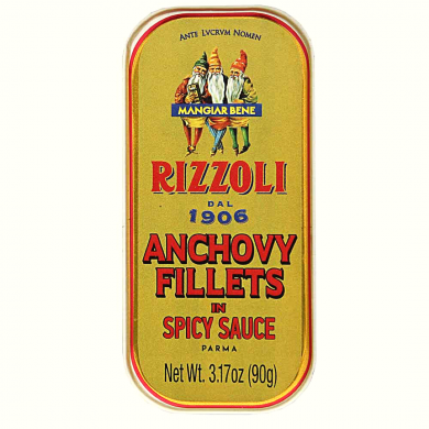 Rizzoli Anchovy Fillets in Spicy Sauce