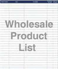 Wholesale Product List